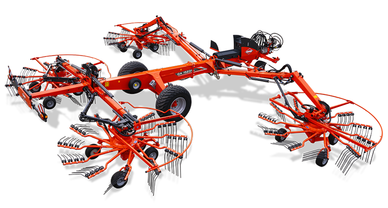 GA 15231, zgrabiarki czterokaruzelowe