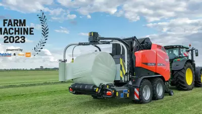 Combiné presse-enrubanneuse VBP 7190 élu Farm Machine 2023