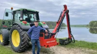 Pan Szymon - testimonials kosiarka wysięgnikowa do trawy i żywopłotów AGRI-LONGER GII M