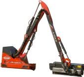 Kosiarka wysięgnikowa do trawy i żywopłotów AGRI-LONGER GII z mechanicznym zabezpieczeniem ramienia