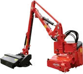 Opis kosiarki wysięgnikowej do trawy i żywopłotów POLY-LONGER 