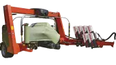 Sylwetka hybrydowego modelu owijarki bel KUHN SW 4014