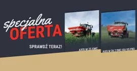 Oferta specjalna na rozsiewacze AXIS M 25 EMC oraz AXIS M 30.2 EMC ISO VS PRO