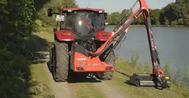 Kosiarka wysięgnikowa do trawy i żywopłotów AGRI-LONGER GII z mechanicznym zabezpieczeniem ramienia