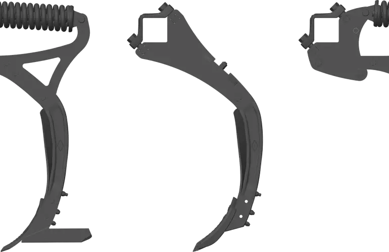 Zęby kultywatora ścierniskowego CULTIMER: z zabezpieczeniem NSM i T