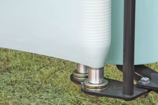 Zewnętrzne krańce aluminiowych wałków mają kształt stożków w celu zachowania optymalnej szerokości folii.