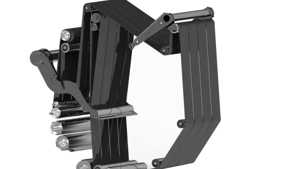 VB 7100 posiada komorę prasowania z 4 pasami i 3 walcami