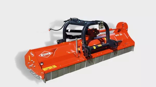 Dwustronna rama zaczepowa pozwala montować rozdrabniacze BPR z przodu lub z tyłu ciągnika.