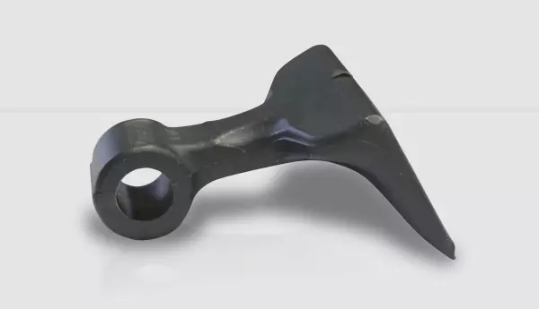 Noże młotkowe w rozdrabniaczach serii BV i BVR 100 pozwalają uniknąć uszkodzeń rury rotora w razie uderzenia