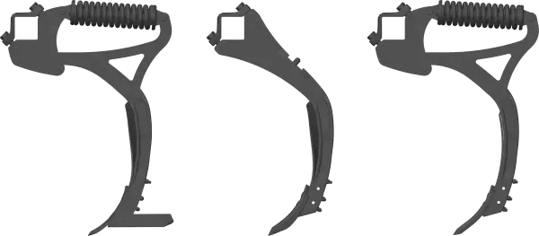 Zęby kultywatora ścierniskowego CULTIMER: z zabezpieczeniem NSM i T