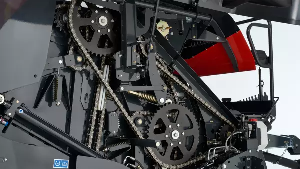 Wytrzymały układ napędowy z wysokiej jakości łańcuchami IWIS