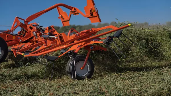 Sprzęgła karuzel w przetrząsaczach GF 1003 T zostały skonstruowane z myślą o długim okresie eksploatacji