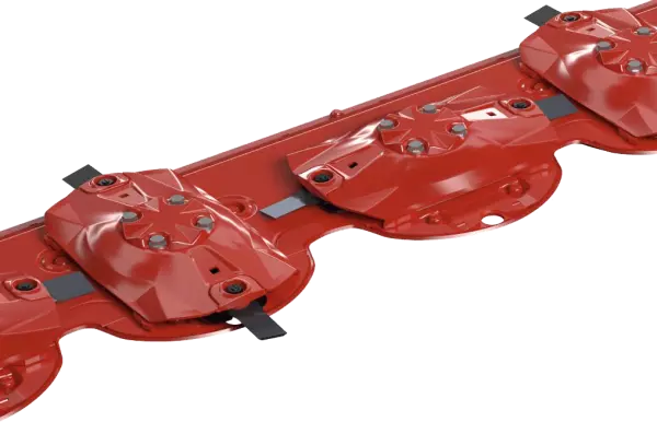 Zabezpieczenie najazdowe chroni zespół koszący