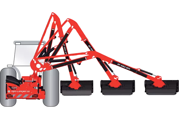 Kosiarka wysięgnikowa do trawy i żywopłotów KUHN MULTI-LONGER GII 5757 SPA: witamy w kategorii dla profesjonalistów!