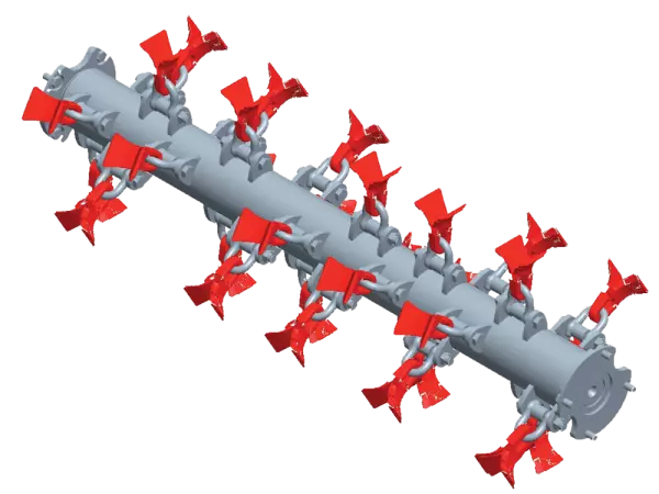 Rotor uniwersalny i wał kopiujący XTREM (średnica 140 mm)