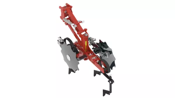 Widok 3D ząbkowanego talerza pielnika rzędowego ROWLINER