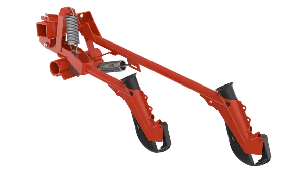 Sekcje wysiewające z redlicami piersiowymi w siewniku mechanicznym SITERA 3010 do pracy na każdej glebie gliniastej.