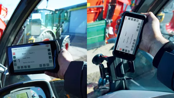 Dzięki programowi zarządzania danymi KUHN Feed Tracking SILVER, Twój mieszalnik KUHN umożliwia dwutorowy transfer danych