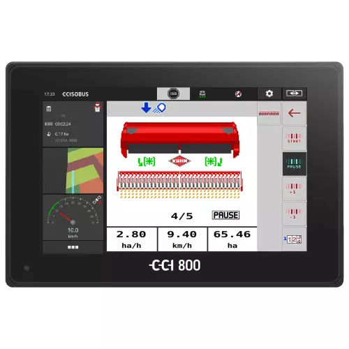 Terminal sterujący CCI 800 z ekranem roboczym SITERA