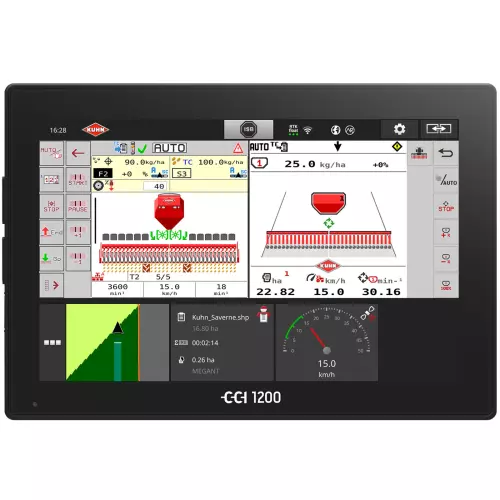 Terminal CCI 1200 z ekranem roboczym obejmującym SH