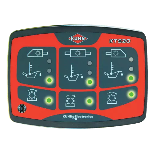 Terminal monitorujący KTS 20, który nadzoruje pracę maszyny