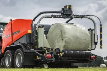 Idealne, zwarte, okrągłe bele to mniej powietrza w beli.