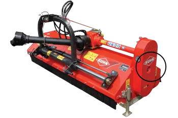 Łatwy dostęp do punktów konserwacyjnych i wygodna obsługa rozdrabniacza BE 10