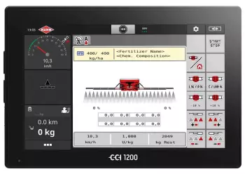 Kompatybilność z ISOBUS: CCI 1200