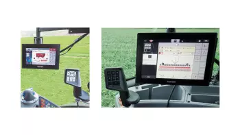 Zamontuj swój innowacyjny joystick CCI A3 ISOBUS w pobliżu podłokietnika i zwiększ swój komfort w kabinie.