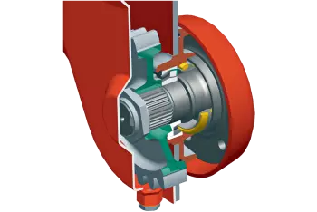 Napęd z uszczelnieniem w glebogryzarkach EL122 i EL 162