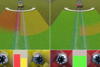 EMC: pomiar przepływu nawozu na każdej tarczy osobno, KUHN - pionier od ponad 20 lat!