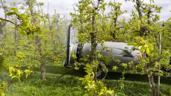 Photo du pulvérisateur ANTIS 2 au travail
