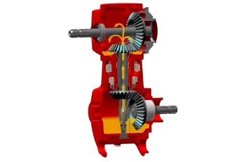 Głowica GYRODINE ułatwia manewrowanie maszyną i zapewnia wysoki komfort obsługi dla użytkownika