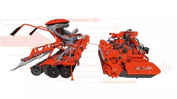 Podłączanie/odłączanie sekcji wysiewającej