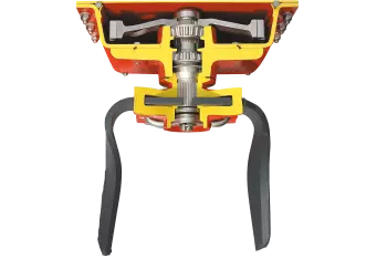 Przekrój wirnika brony wirnikowej KUHN