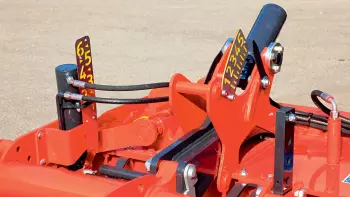 Przekrój wirnika brony wirnikowej KUHN