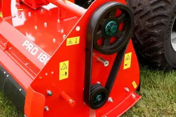 Rozdrabniacz PRO 180 zapewnia dużą niezawodność podczas intensywnej pracy.