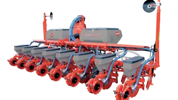 Particolare della seminatrice di precisione PLANTER 3