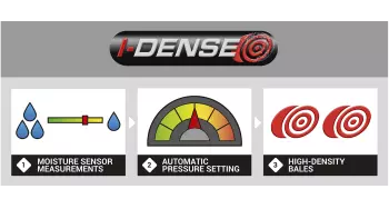 Automatyczne ustawianie ciśnienia beli i-DENSE