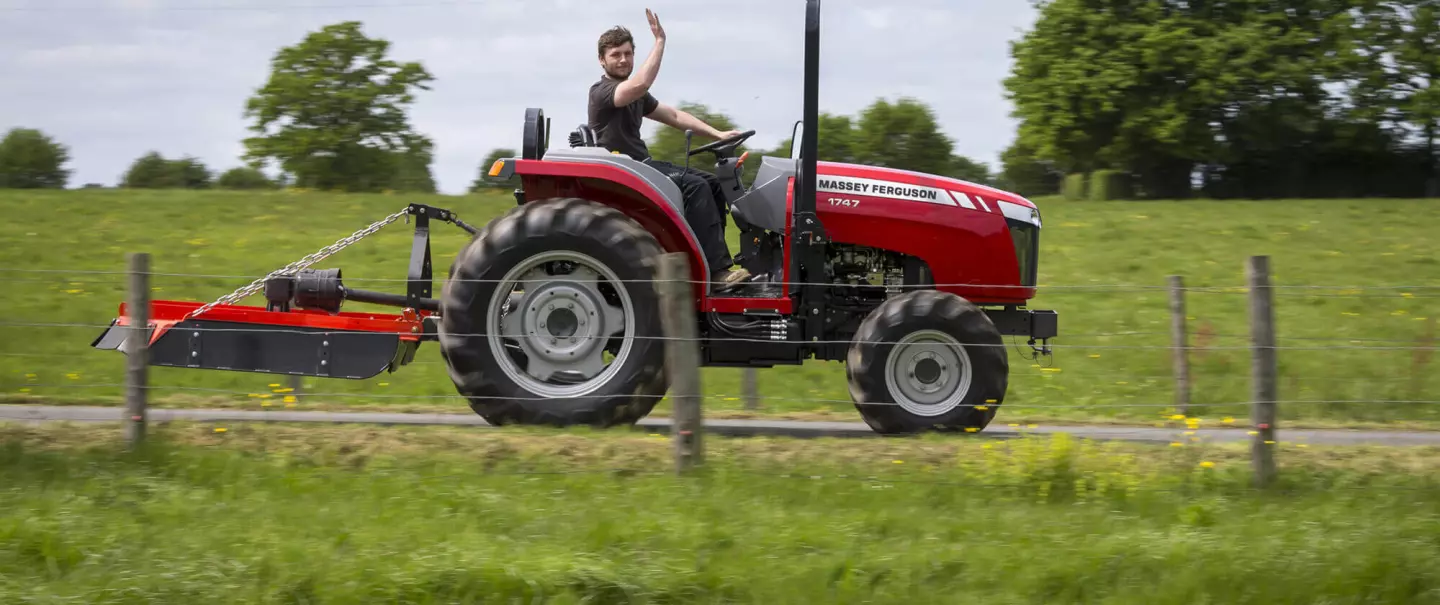 Rozdrabniacze rotacyjne w pozycji transportowej