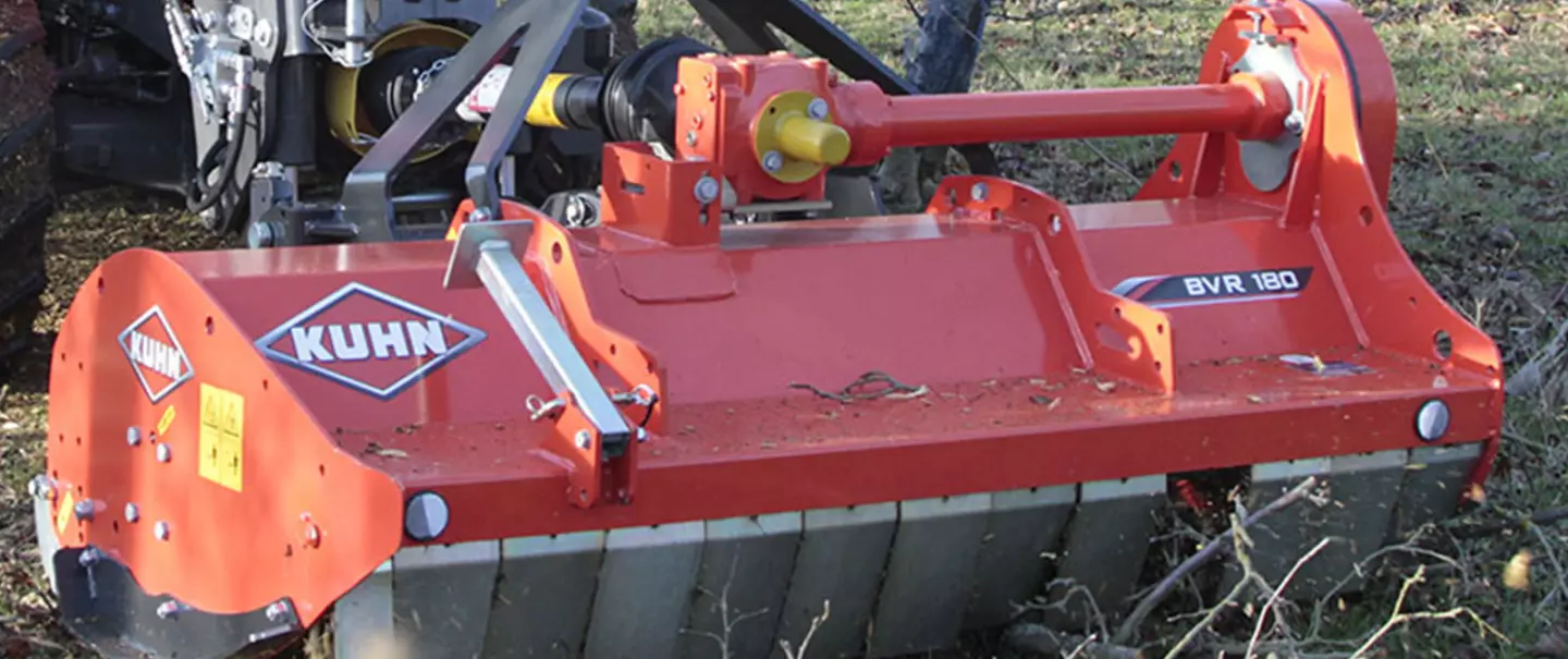 Rozdrabniacz BVR 180 podczas pracy