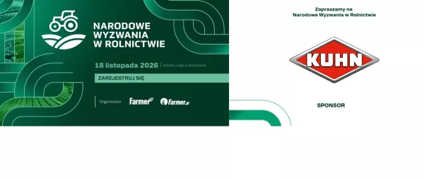 KUHN oficjalnym partnerem konferencji Narodowe Wyzwania w Rolnictwie 2026